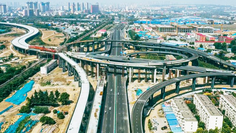 洛陽(yáng)市三川大道邙嶺大道立交橋